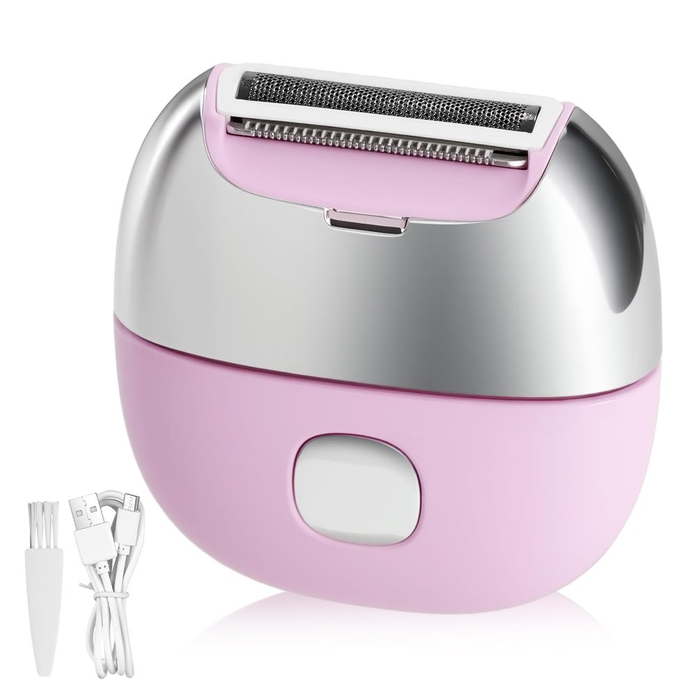 3-in-1 Hair Removal Epilator with LED Display, Rechargeable Facial Hair Remover for Body & Bikini
