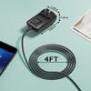 RXQMXG USB DC Charging Cable Cord Compatible with Wahl 9916-4501 Groomsman Beard Mustache Trimmer view 3