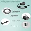 RXQMXG USB DC Charging Cable Cord Compatible with Wahl 9916-4501 Groomsman Beard Mustache Trimmer view 4
