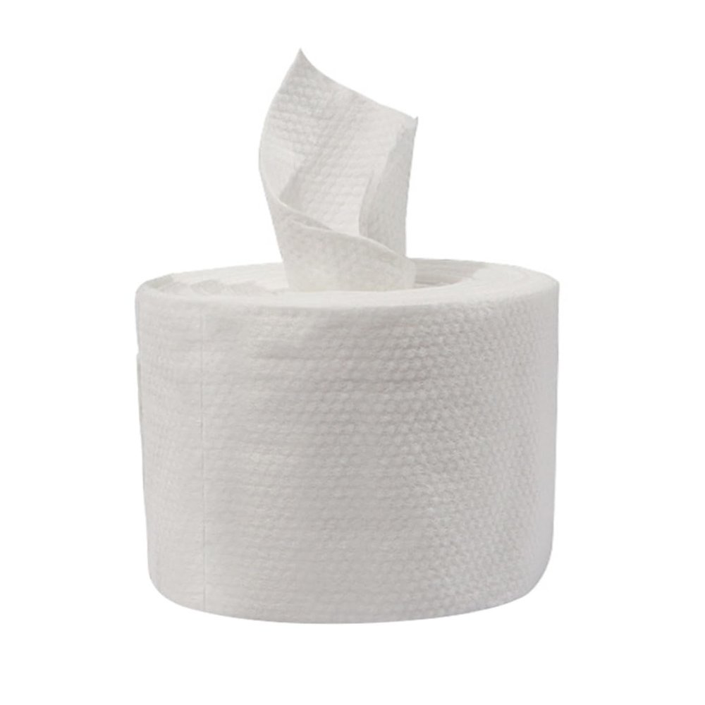 BATHVEVE Face Towels Cotton 1 Roll Disposable Face Towel Washcloths for Cotton Cleaning Rags for Home Office Travel