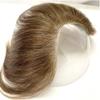 Teraman Forehead Hairline for Women Human Hair Toupee Frontal Hairpiece Full PU Thin Skin Toppers Hair Replacement System (#7 color, 1.57x7.1 Inch) view 4