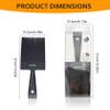 Flat Top Comb with Leveling, Professional Flat Topper Comb with Ergonomic Handle, Reusable Lightweight Hair Comb for Barber Shop or Home Cutting Hair,Hair Combs view 4
