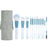 12pcs Makeup Brush Set Soft Hair Concealer Brush Quick-drying Foundation Brush Beauty Tools Kit for Women, Holder Package for Travel Makeup and Women Gifts (12 brushes + brush buckets) view 1