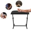 88JUNYh Tattoo Arm Rest Stand Oversize Pad Armrest Tattoo Stand, Rotatable Soft Panel, Height Adjustable 67-100cm view 3