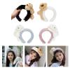 Tuygn Wide Hair Bands Photo Booth Props Cartoon Headband Party Headpiece Padded Headband for Music Festivals(White) view 2