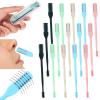 YUXIANLB 5PCS 2-in-1 Nasal Hair Cutter for Women Upgrade Double Sided Nose Hairs Knife Soft Cleaning Brush with Ear Picker Nose Hair Trimmer for Women Men 360 Nostril Hairs Remover Tool view 1