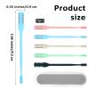 YUXIANLB 5PCS 2-in-1 Nasal Hair Cutter for Women Upgrade Double Sided Nose Hairs Knife Soft Cleaning Brush with Ear Picker Nose Hair Trimmer for Women Men 360 Nostril Hairs Remover Tool view 2