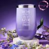 Purple Spa Gift Set, 6-Piece Bath and Relaxation Set with Tumbler, Candle, Bath Bomb, Bath Salt, Soap, and Greeting Card view 2
