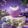 Purple Spa Gift Set, 6-Piece Bath and Relaxation Set with Tumbler, Candle, Bath Bomb, Bath Salt, Soap, and Greeting Card view 4