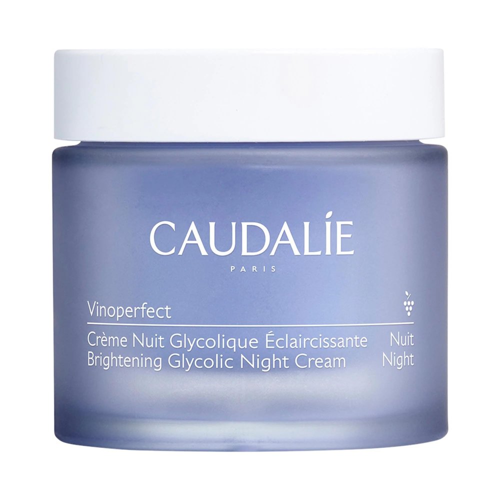 Caudalie Vinoperfect Dark Spot Brightening Glycolic Night Cream, Refillable Jar - 50 mL