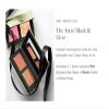 Kevyn Aucoin The Art of Blush & Glow, PEACH: Sculpt & define makeup compact DUO palette with warm, coral-toned matte blush (Dahlia) plus a glow of the highlighter (Golden Haze). Universally flattering view 2