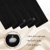 HOTBANANA Invisi Edge Tape in Hair Extensions Human Hair, 16inch 50g 10pcs Invisible & 10pcs Classic Jet Black Seamless Tape in Hair Extensions Straight Injected view 4