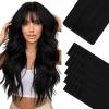 Hotbanana Invisi Edge Tape in Hair Extensions Human Hair, #1, 10 Inch view 1