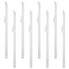 8 PCS Foot Scraper for Dead Skin Callus Removal, Stainless Steel Pedicure Knife Scrubber Remover Tool Callus Foot Skin Heel Scraper Pedicure Tools for Men Women Feet, Silver view 1