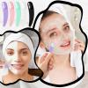 AOZUO 100pcs Mini Makeup Spatulas, Disposable Skin Care Facial Cream Mask Spatula Cosmetic Spatulas Scoops for Sampling and Mixing(Multicolor) view 3