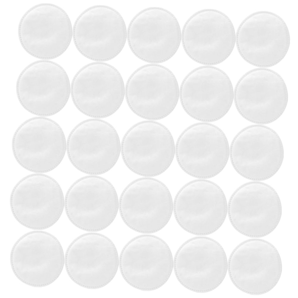 BELLIFFY 100pcs Reusable Makeup Remover Pads Round Face Pads for Foundation and Eye Makeup