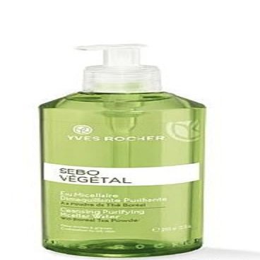 Yves Rocher Sebo Vegetal Purifying 2 in 1 Micellar Water Makeup All Skin Types 390 ml./13.1 fl.oz.