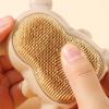 Easy Grip Finger Nails Brush Soft Bristle Brushes Bear Pattern Finger Nails Washing Brush Nails Scrubber Brush view 3