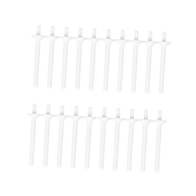 Ipetboom 20pcs Disposable Nose Hair Sticks Plastic Applicator for Safe Hair Removal Nose and Eyebrow Areas Smooth for Professional and Use