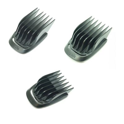 Hair Clipper Comb Pack 9 mm & 12 mm & 16 mm For 32mm Cutter Head compatible with Philips Hair Clipper Shaver