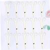 Healeved 25pcs Disposable Piercing Pliers Clamp Diagonal Pliers for Body Piercing Strong Clamp Forceps Plastic Easy Use view 2