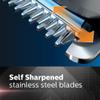 Cordless & Rechargeable Trimmer with 8 Length Settings and Self-Sharpening Blades for Beard and Hair Care for Men view 4