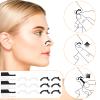 6 Pairs Nose Shaper, Nose Lifter Noses Lifting for Rhinoplasty Shaping, Noses Clips Nose Shaper Inserts No Pain Invisible Nose Up Inserts Lifting Clip Straightening Beauty Kit Women Men, 3 Size view 2