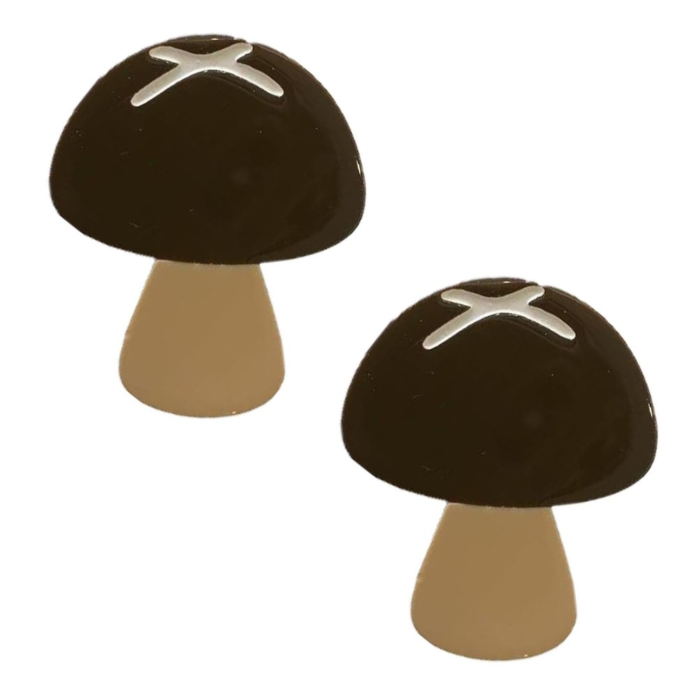 Mushroom Hair Clips,Mushroom Shape Hairpins, Mushroom Hair Duckbill Clip,Vegetable Hair Barrettes,Acetate Hair Clips for Girls,Small Hair Clips for Women,Pack of 2 (Mushroom)