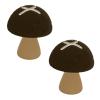 Mushroom Hair Clips,Mushroom Shape Hairpins, Mushroom Hair Duckbill Clip,Vegetable Hair Barrettes,Acetate Hair Clips for Girls,Small Hair Clips for Women,Pack of 2 (Mushroom) view 1
