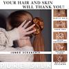 100% Pure Mulberry Silk Scrunchies  Handmade in USA  19 Momme 6A Grade Silk Hair Tie for Women & Girls  Gentle Elastic Ponytail Holder  No-Crease, Prevents Breakage & Frizz  Jumbo (Copper) view 2