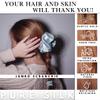 100% Pure Mulberry Silk Scrunchies  Handmade in USA  19 Momme 6A Grade Silk Hair Tie for Women & Girls  Gentle Elastic Ponytail Holder  No-Crease, Prevents Breakage & Frizz  Jumbo (Coronet Blue) view 2