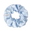 100% Pure Mulberry Silk Scrunchies  Handmade in USA  19 Momme 6A Grade Silk Hair Tie for Women & Girls  Gentle Elastic Ponytail Holder  No-Crease, Prevents Breakage & Frizz  Skinny (Coronet Blue) view 1
