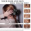 100% Pure Mulberry Silk Scrunchies  Handmade in USA  19 Momme 6A Grade Silk Hair Tie for Women & Girls  Gentle Elastic Ponytail Holder  No-Crease, Prevents Breakage & Frizz  Jumbo (Graphite Gray) view 2