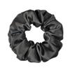 100% Pure Mulberry Silk Scrunchies  Handmade in USA  19 Momme 6A Grade Silk Hair Tie for Women & Girls  Gentle Elastic Ponytail Holder  No-Crease, Prevents Breakage & Frizz  Skinny (Graphite Gray) view 1