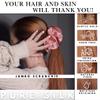 100% Pure Mulberry Silk Scrunchies  Handmade in USA  19 Momme 6A Grade Silk Hair Tie for Women & Girls  Gentle Elastic Ponytail Holder  No-Crease, Prevents Breakage & Frizz  Jumbo (Punch) view 2