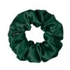 100% Pure Mulberry Silk Scrunchies  Handmade in USA  19 Momme 6A Grade Silk Hair Tie for Women & Girls  Gentle Elastic Ponytail Holder  No-Crease, Prevents Breakage & Frizz  Skinny (Hunter Green) view 1