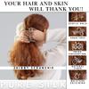 100% Pure Mulberry Silk Scrunchies  Handmade in USA  19 Momme 6A Grade Silk Hair Tie for Women & Girls  Gentle Elastic Ponytail Holder  No-Crease, Prevents Breakage & Frizz  Skinny (Pale Mauve) view 2