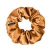 100% Pure Mulberry Silk Scrunchies  Handmade in USA  19 Momme 6A Grade Silk Hair Tie for Women & Girls  Gentle Elastic Ponytail Holder  No-Crease, Prevents Breakage & Frizz  Skinny (orange) view 1