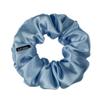 100% Pure Mulberry Silk Scrunchies  Handmade in USA  19 Momme 6A Grade Silk Hair Tie for Women & Girls  Gentle Elastic Ponytail Holder  No-Crease, Prevents Breakage & Frizz  Skinny (Air Force Blue) view 1