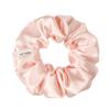 100% Pure Mulberry Silk Scrunchies  Handmade in USA  19 Momme 6A Grade Silk Hair Tie for Women & Girls  Gentle Elastic Ponytail Holder  No-Crease, Prevents Breakage & Frizz  Skinny (Pale Blush) view 1