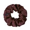 100% Pure Mulberry Silk Scrunchies  Handmade in USA  19 Momme 6A Grade Silk Hair Tie for Women & Girls  Gentle Elastic Ponytail Holder  No-Crease, Prevents Breakage & Frizz  Skinny (Cabernet) view 1