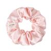 100% Pure Mulberry Silk Scrunchies  Handmade in USA  19 Momme 6A Grade Silk Hair Tie for Women & Girls  Gentle Elastic Ponytail Holder  No-Crease, Prevents Breakage & Frizz  Skinny (Baby Pink) view 1
