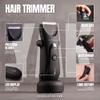 HIMALAYAN YAK Dual-Head Electric Body Hair Trimmer for Men & Women, Waterproof Groin & Bikini Shaver, Wet/Dry Groomer with Replaceable Ceramic Blades,USB Recharge Dock, Hygiene Razor for Full-Body Use view 4