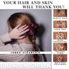 100% Pure Mulberry Silk Scrunchies  Handmade in USA  19 Momme 6A Grade Silk Hair Tie for Women & Girls  Gentle Elastic Ponytail Holder  No-Crease, Prevents Breakage & Frizz  Jumbo (Cabernet) view 2