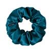 100% Pure Mulberry Silk Scrunchies  Handmade in USA  19 Momme 6A Grade Silk Hair Tie for Women & Girls  Gentle Elastic Ponytail Holder  No-Crease, Prevents Breakage & Frizz  Skinny (Deep Blue) view 1