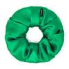 100% Pure Mulberry Silk Scrunchies Handmade in USA 19 Momme 6A Grade Silk Hair Tie for Women & Girls Gentle Elastic Ponytail Holder No-Crease, Prevents Breakage & Frizz Regular (Kelly Green) view 1