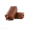 Personalized Leather Dopp Kit Bag, Mens Toiletry Bag, Leather Bag Travel Gift for Him, Handmade in USA with Lifetime Warranty, Lifetime Leather (Emerald Green, Standard) view 1