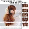 100% Pure Mulberry Silk Scrunchies  Handmade in USA  19 Momme 6A Grade Silk Hair Tie for Women & Girls  Gentle Elastic Ponytail Holder  No-Crease, Prevents Breakage & Frizz  Skinny (Deep Teal) view 2