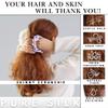 100% Pure Mulberry Silk Scrunchies  Handmade in USA  19 Momme 6A Grade Silk Hair Tie for Women & Girls  Gentle Elastic Ponytail Holder  No-Crease, Prevents Breakage & Frizz  Skinny (Lavender) view 2