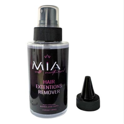 Mia All Natural | Hair Extension Remover Spray - Removes Hair Extensions Adhesive - Suitable for Keratin Bonds & Tape in Hair Extensions